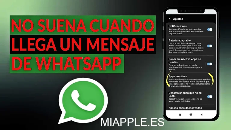 Las notificaciones de WhatsApp no suenan en iPhone